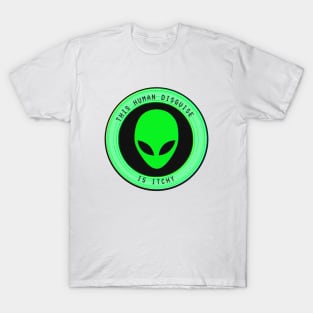 Green Alien In Disguise T-Shirt